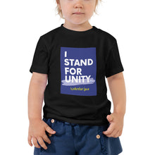 Load image into Gallery viewer, &quot;I Stand For Unity&quot; Toddler Short Sleeve Tee