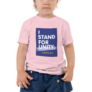 "I Stand For Unity" Toddler Short Sleeve Tee