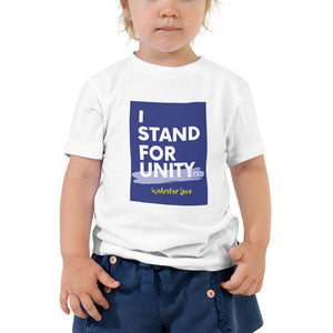 "I Stand For Unity" Toddler Short Sleeve Tee